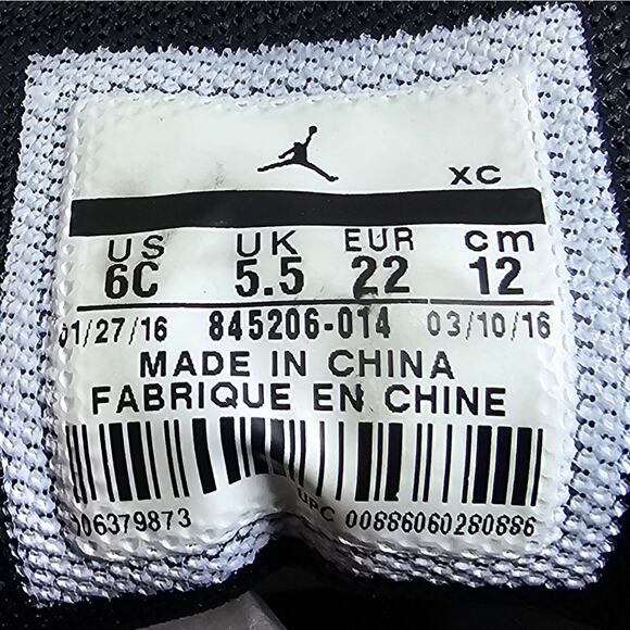 Jordan Ol' School Low Grey (PS) Sneakers - US Size 6C - Picture 10 of 10